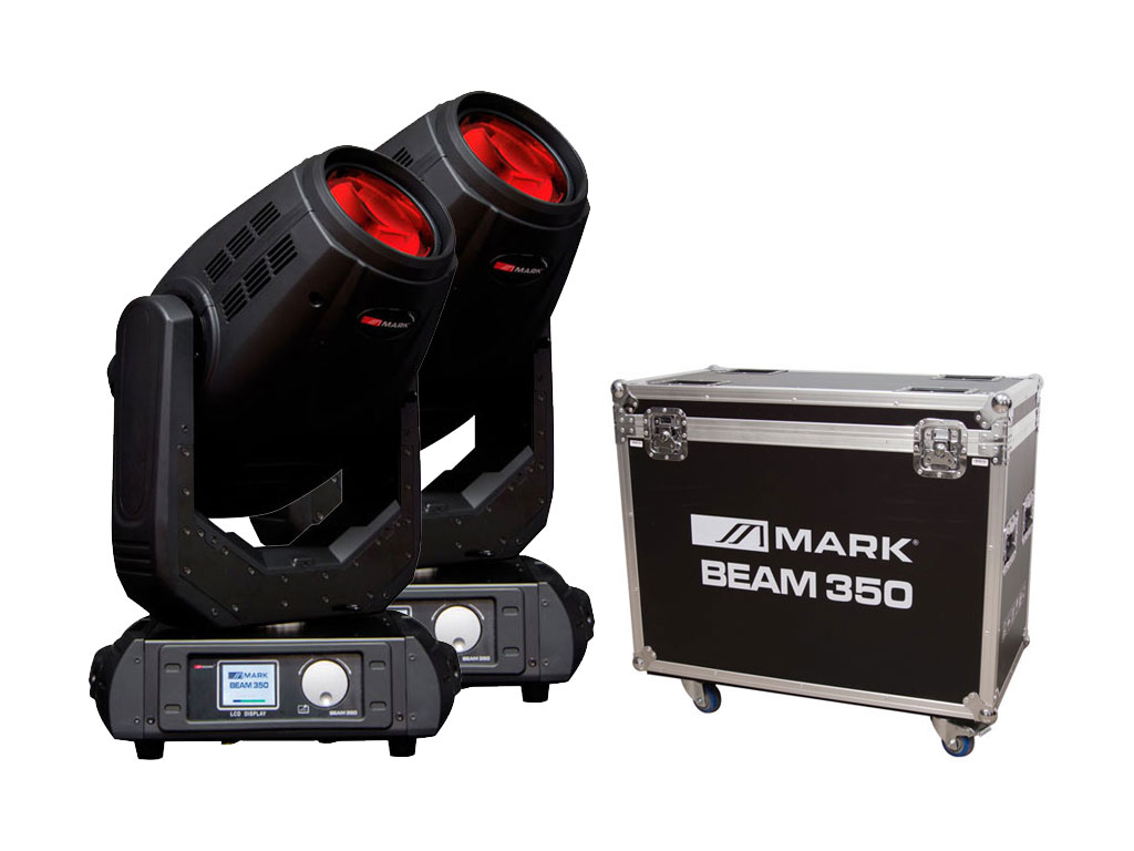 2 x BEAM 350 + RACK | Equipson